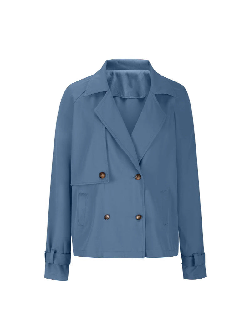 Dames jacket met dubbele rij knopen