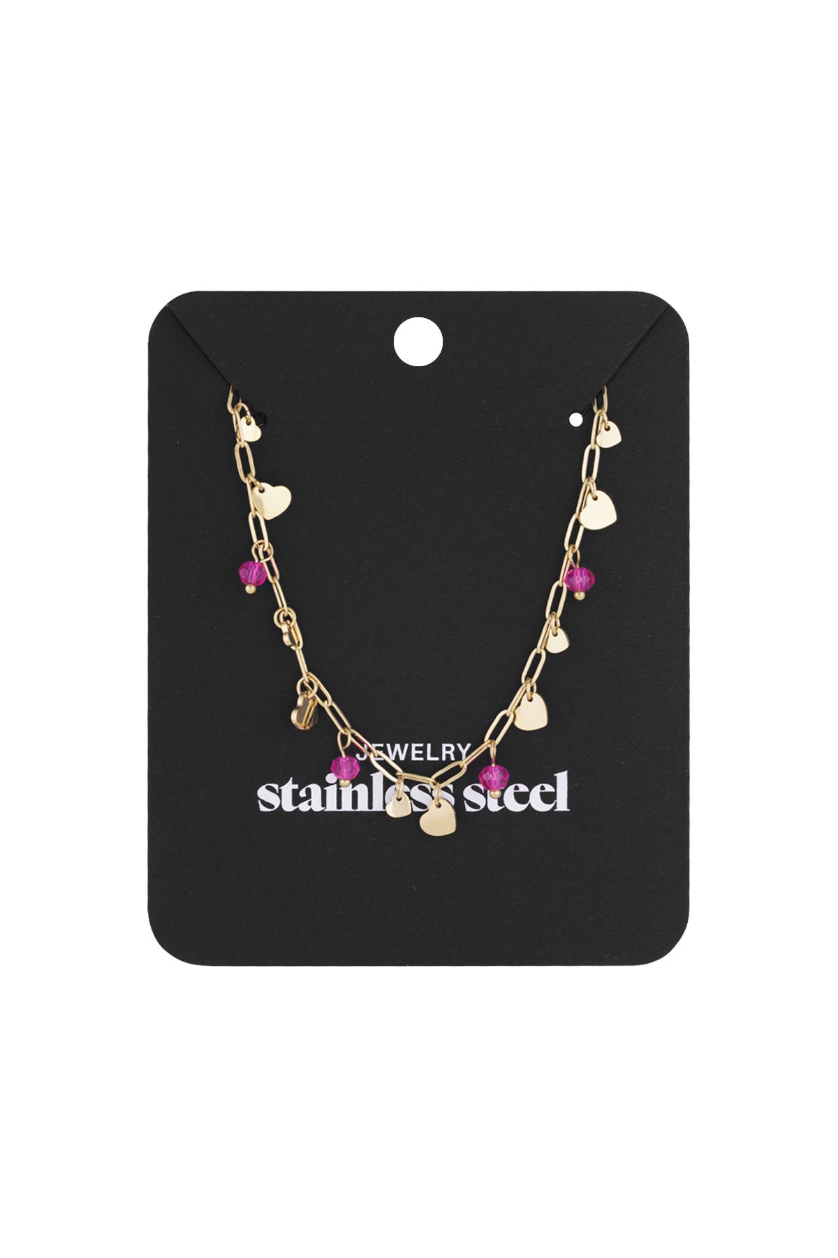 Full of love Necklace - Pink Gold