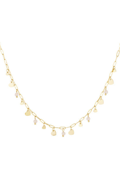 Full of love Necklace - Pink Gold