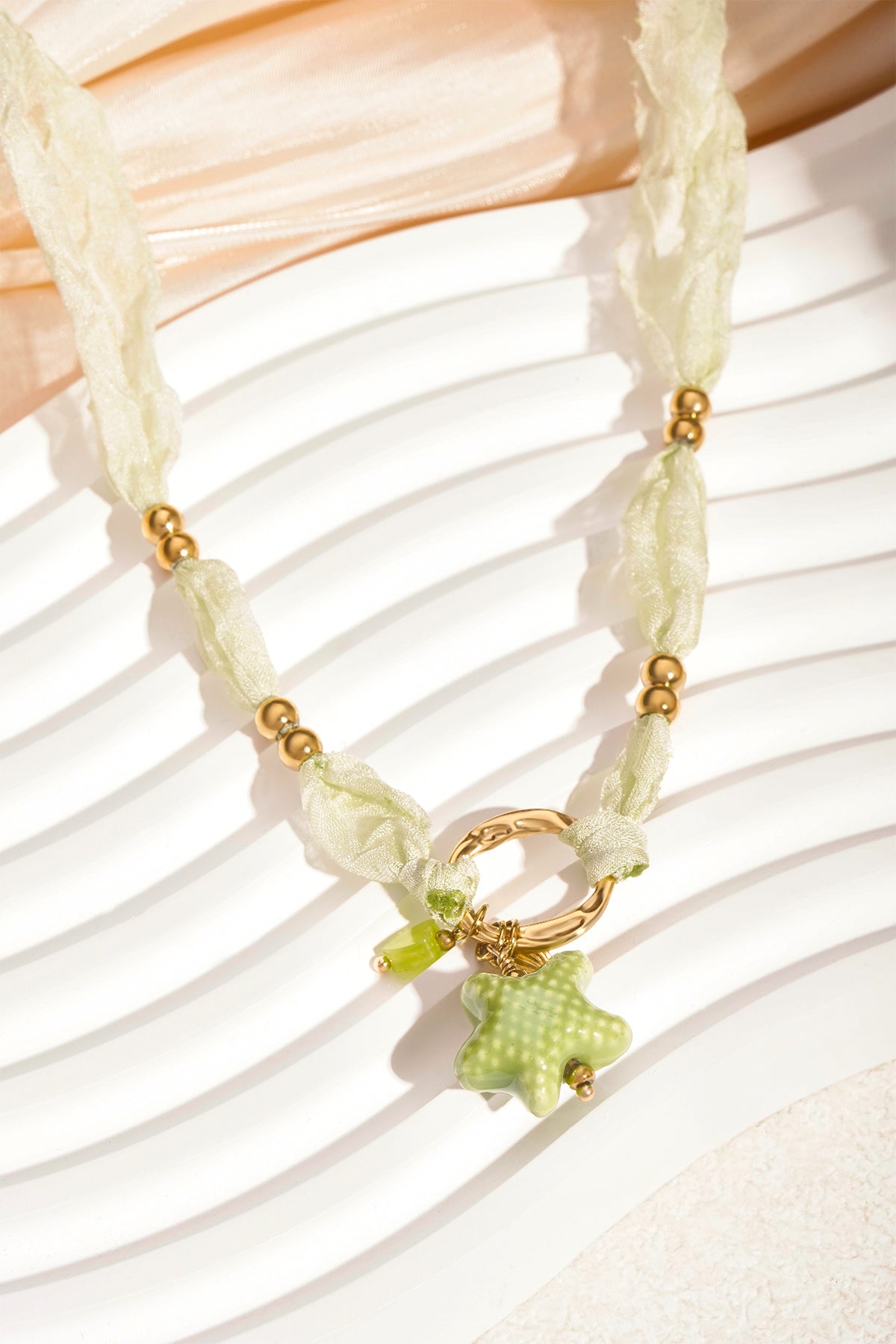 starry ketting - groen en