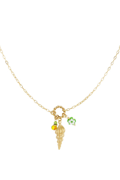 Shell Necklace - Gold kleur