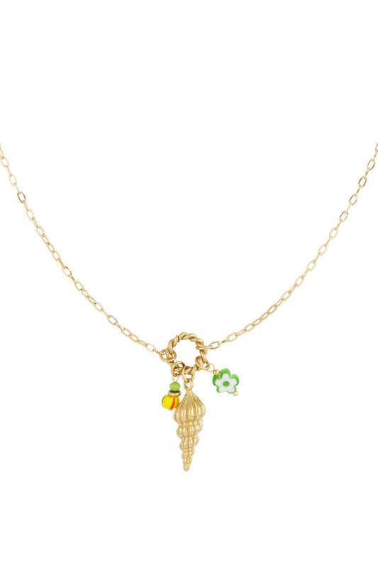 Shell Necklace - Gold kleur