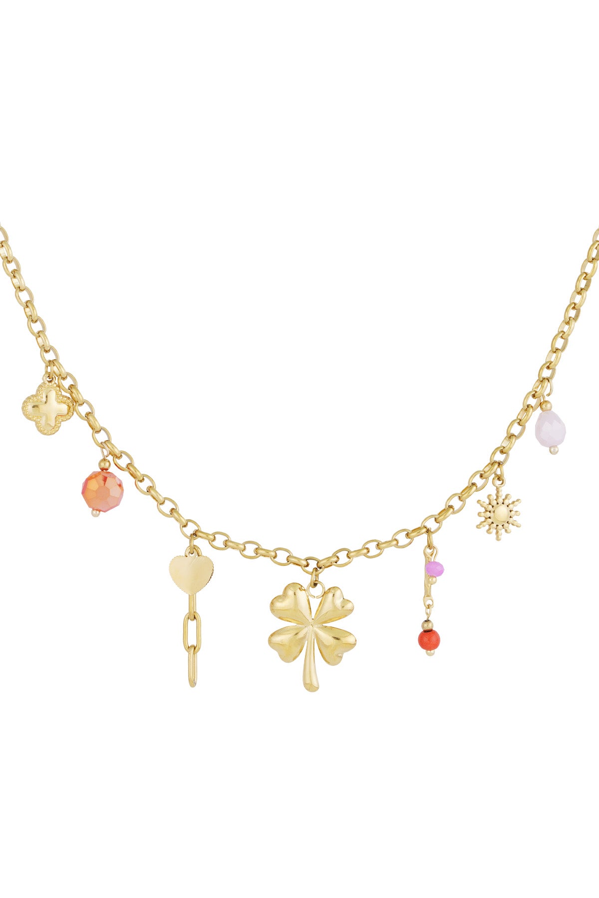 Lucky Charm Necklace - Gold kleur