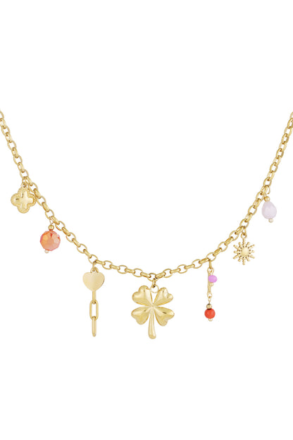 Lucky Charm Necklace - Gold kleur