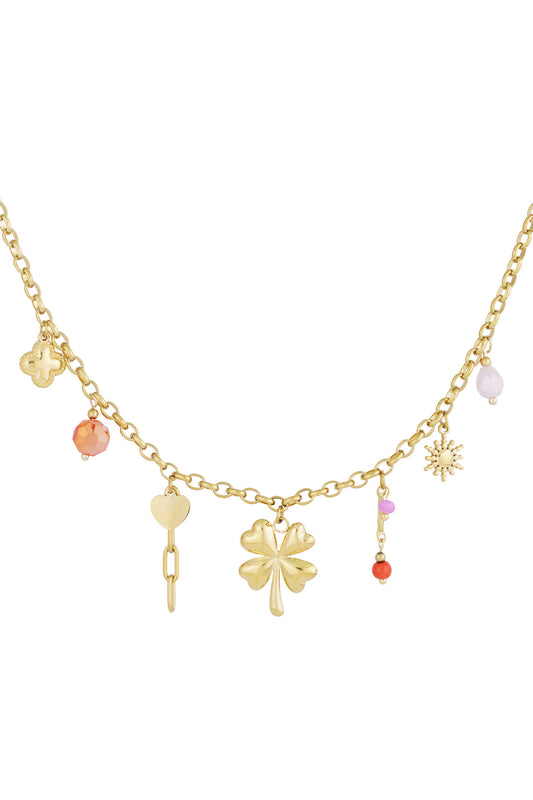 Lucky Charm Necklace - Gold kleur