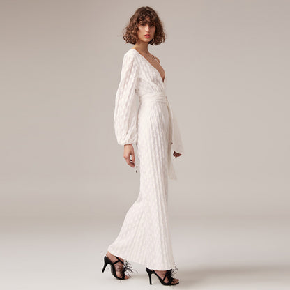 Asymmetrische sling jumpsuit