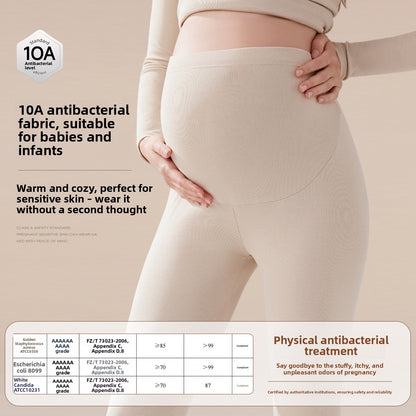Maternity High-Waisted Cotton Leggings