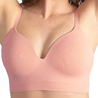 Comfortable No Steel Ring Push Up Bra