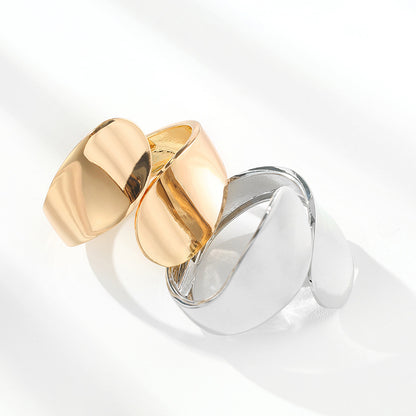 Women Statement Alloy Cuff Opening Rough Bangles Fashion Jewelry Party Wedding