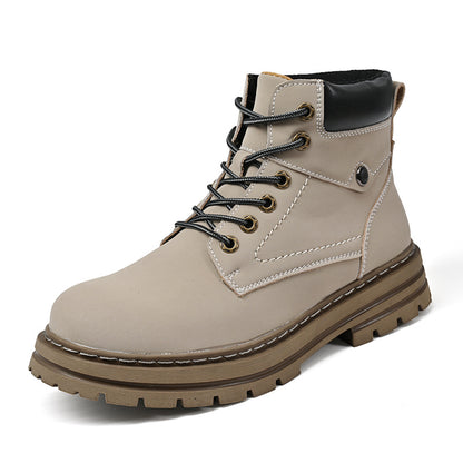 Men's high-top warm outdoor work boots