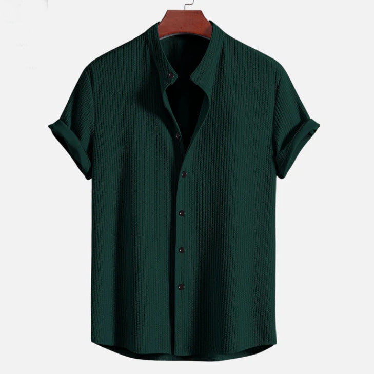 Men's Corduroy Short Sleeve Shirt