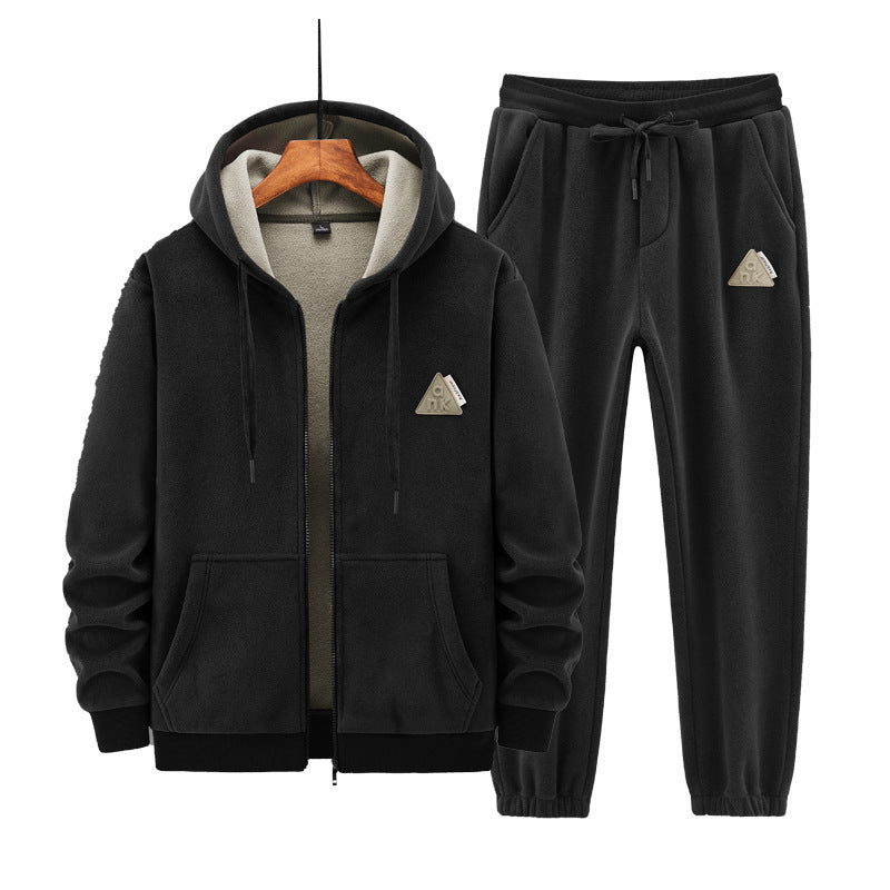 Kasjmier casual warm gevoerde sportpak