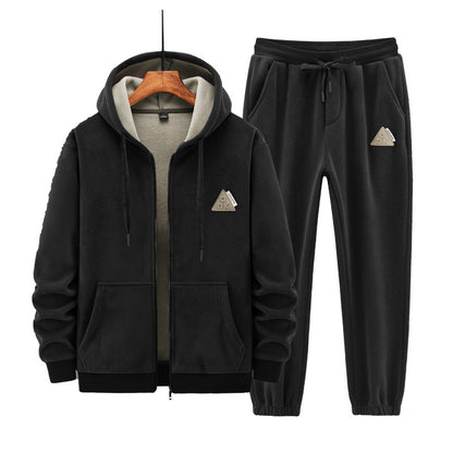 Kasjmier casual warm gevoerde sportpak