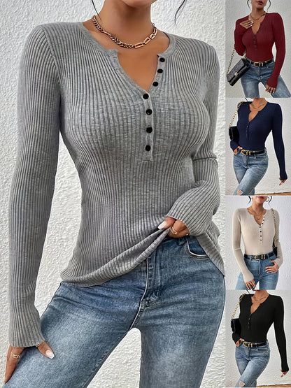Womens Slim Fit Knit Sweater
