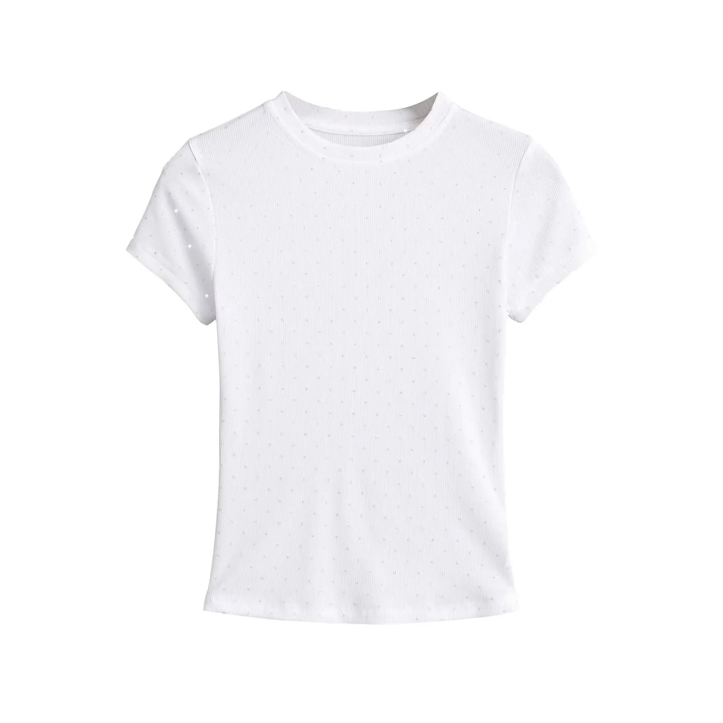 Sparkling short sleeved top