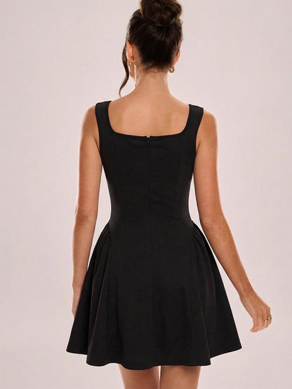 Womens Backless Slim Dress