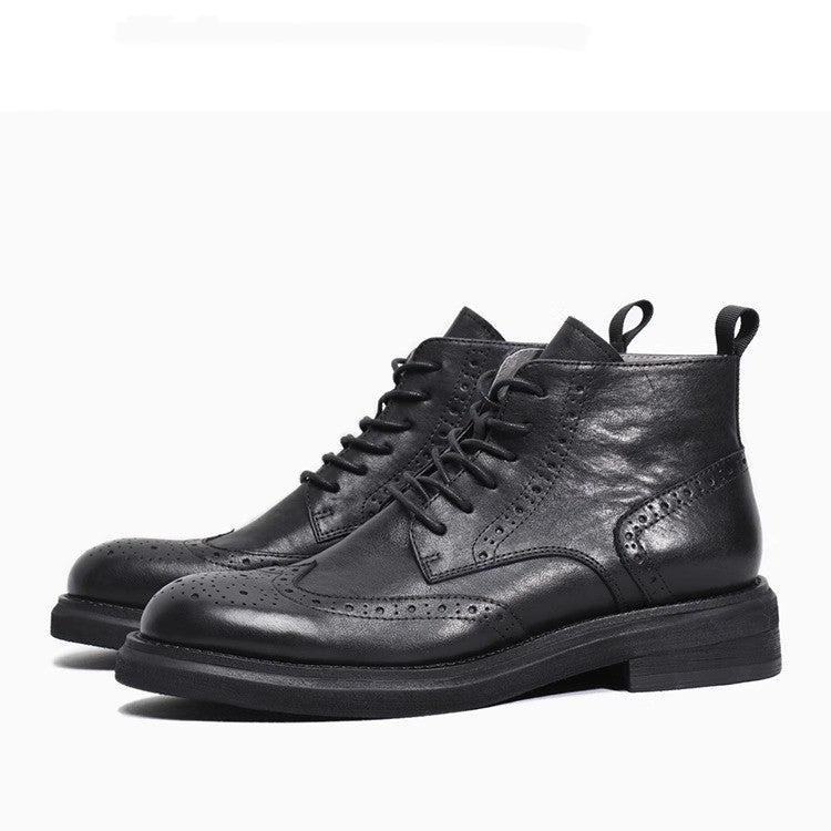 Trendy echt leren veterlaarzen