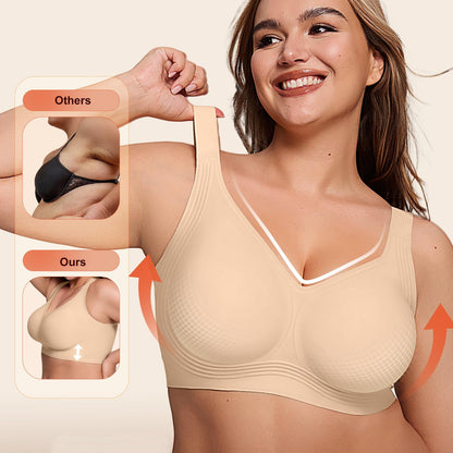 Seamless Support Push-Up Bra