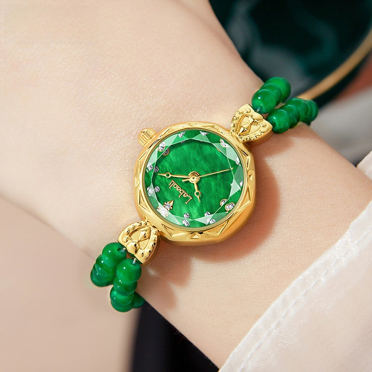 Pearl Strap Quartz Watch