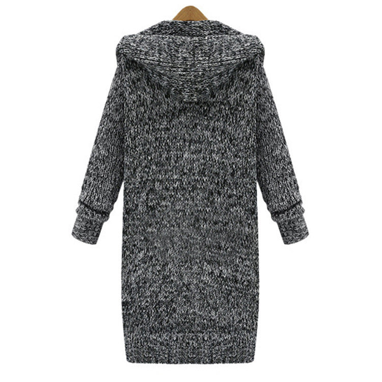 Losse cardigan met capuchon