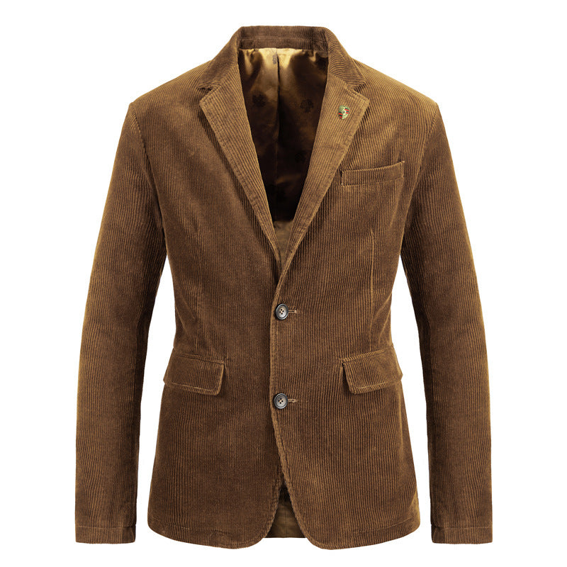 Mens Retro Corduroy Suit