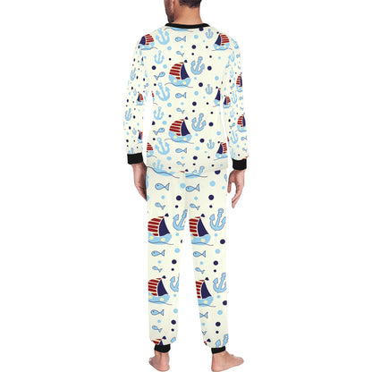 Men's All Over Print Pajama Set (Sets 07)