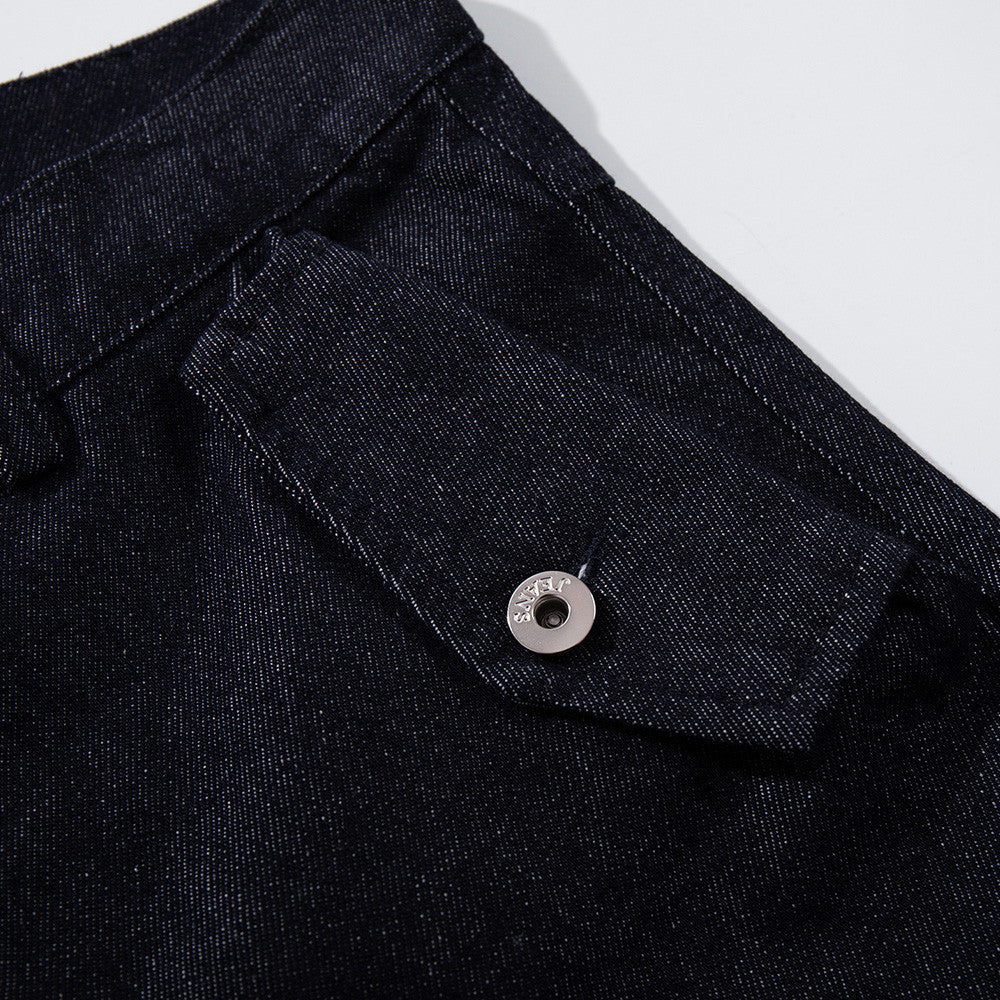 Mens Denim Wide Leg Pants