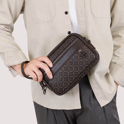 Klassieke hand-crossbodytas voor heren