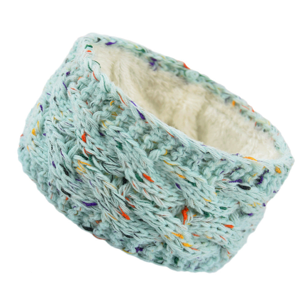 Fluwelen Wol Gebreide Hoofdband