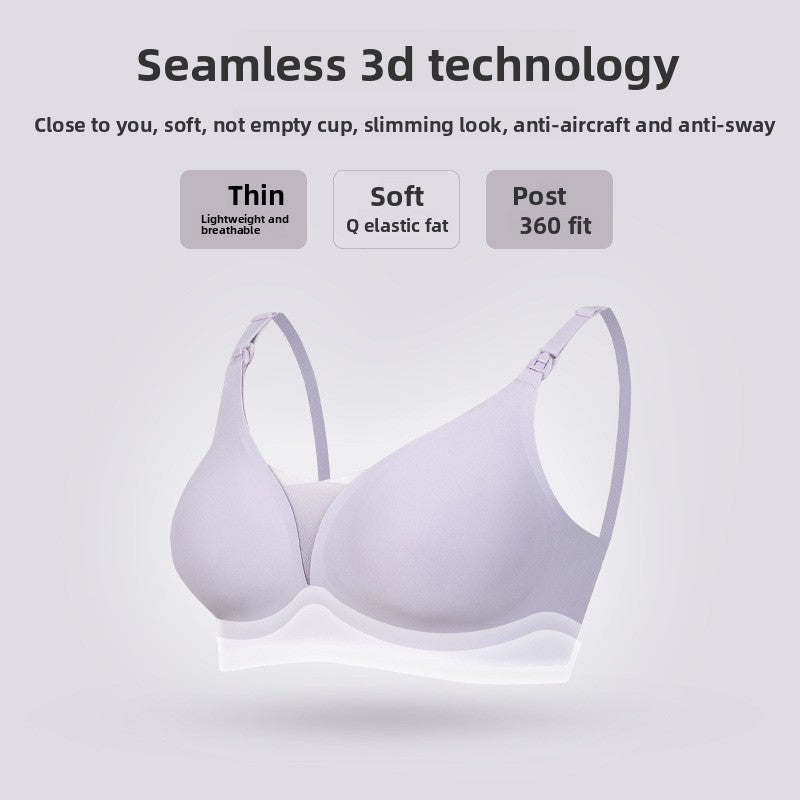 Maternity Nursing Bra with Anti-Sagging Support