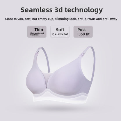 Maternity Nursing Bra with Anti-Sagging Support