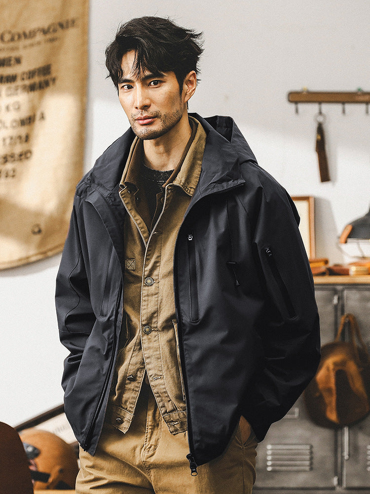 Amerikaanse Retro Outdoor Jas Heren