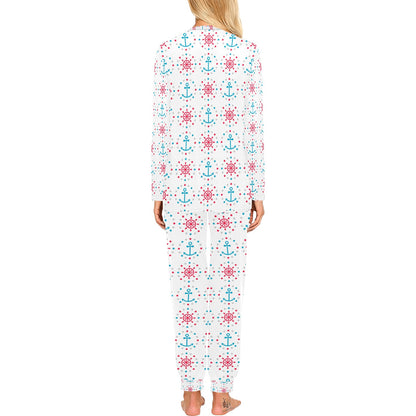 Women's All Over Print Pajama Set (Sets 07)