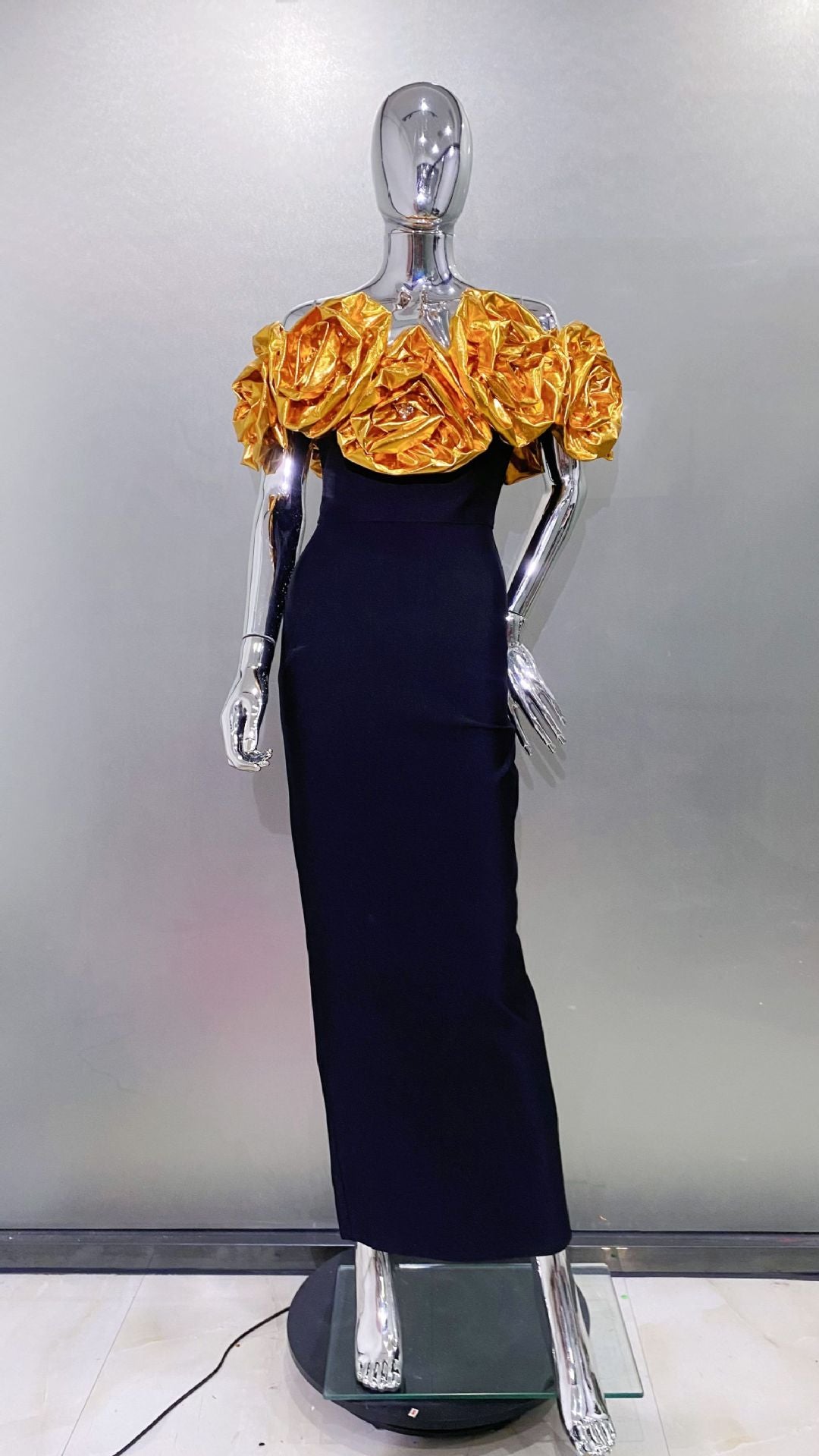 Elegant Off-Shoulder Bandage Dress