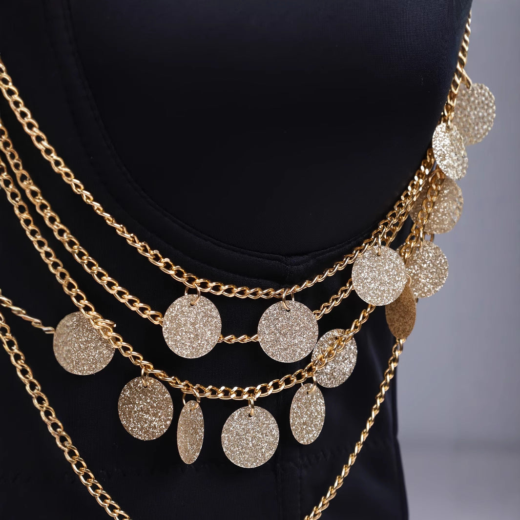 Sequined Strapless  with Tassel Detail for Women Summer Wear