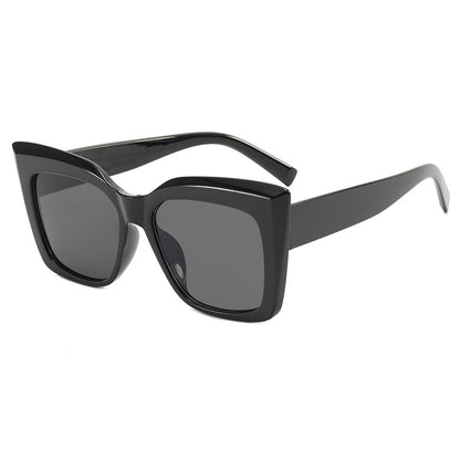 New Large Frame Retro Fashion Sunglasses Ins Catwalk Street Shooting Men And Women Sunglasses