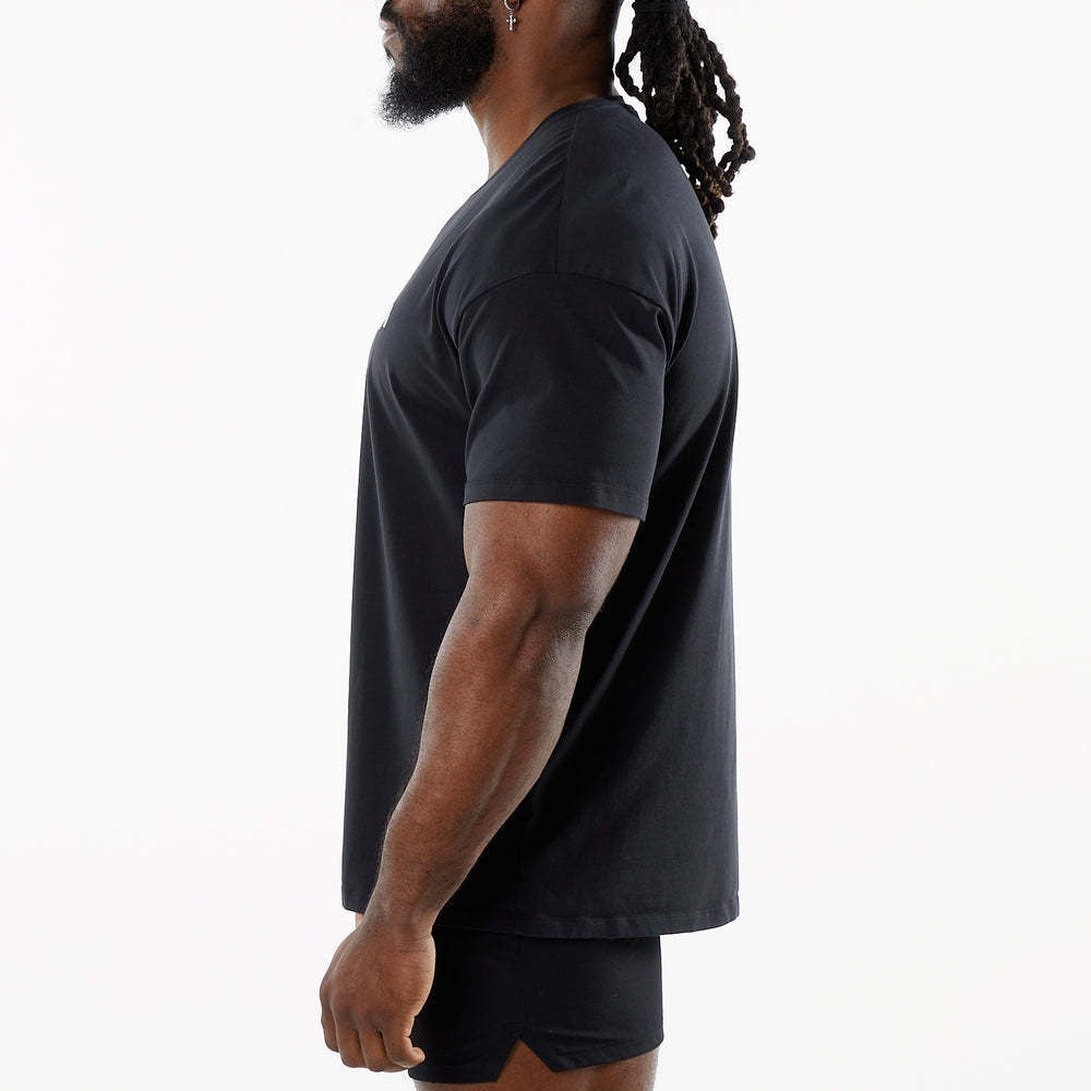 Casual katoenen T-shirt met korte mouwen voor heren