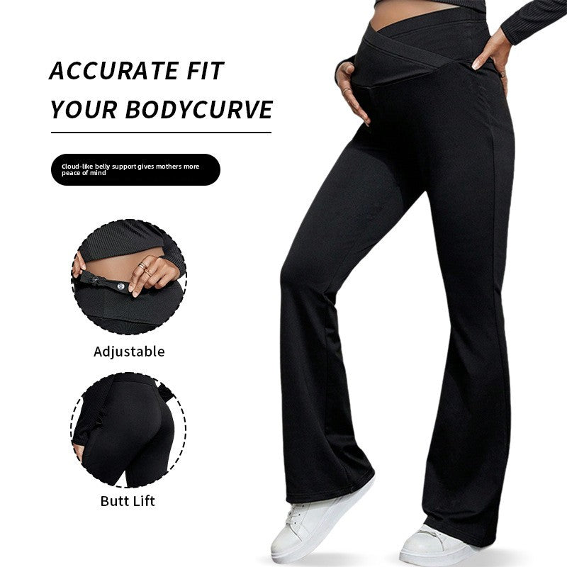 Maternity Flared Yoga Pants