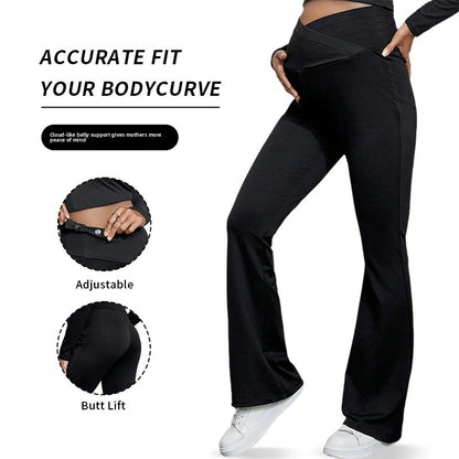 Maternity Flared Yoga Pants