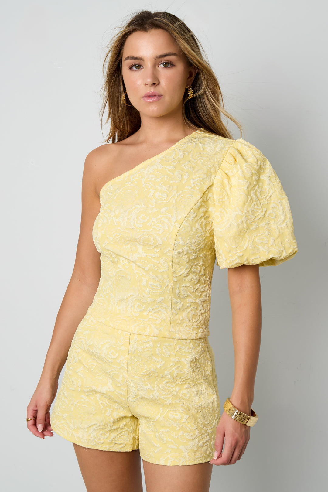 Tops met korte mouwen Bloemenprint Elegant Lente/Zomer