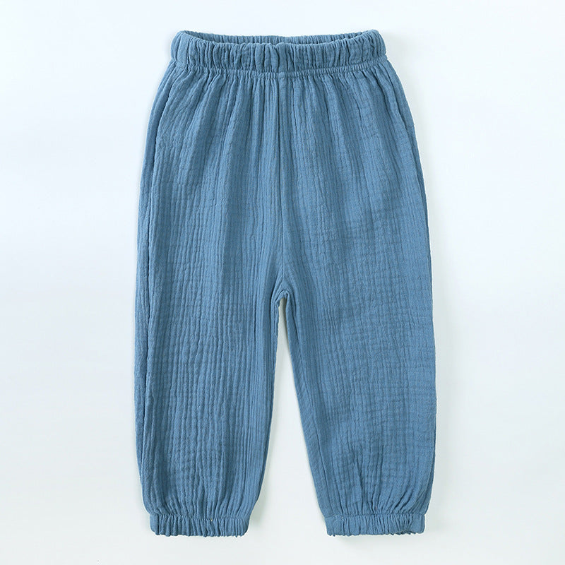 Children Cotton Linen Lantern Pants