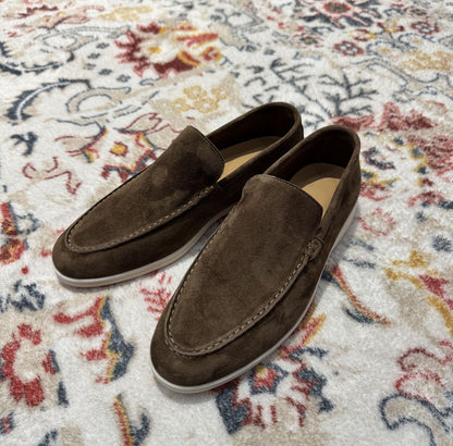 Klassieke vintage leren herenloafers