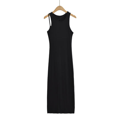 Women Kims Style Cut Out Soft Lounge Scoop Neck Maxi Tank Sleeveless Bodycorn  Dress
