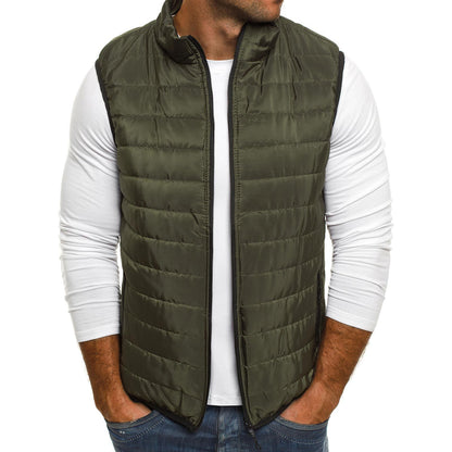 Casual gewatteerde bodywarmer