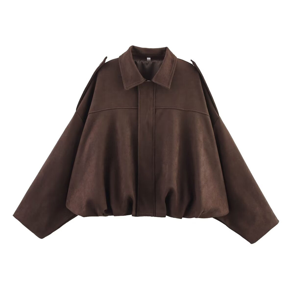 Womens Batwing Sleeve Bomber Jacket