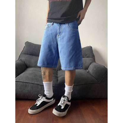 Retro Denim Shorts for Men