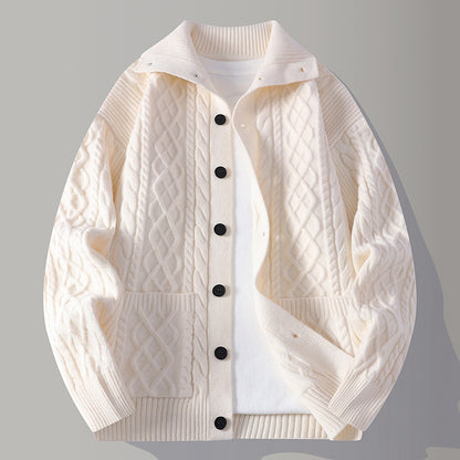 Mens Casual Cardigan Sweater