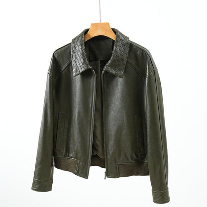 Womens Sheepskin Leather Jacket