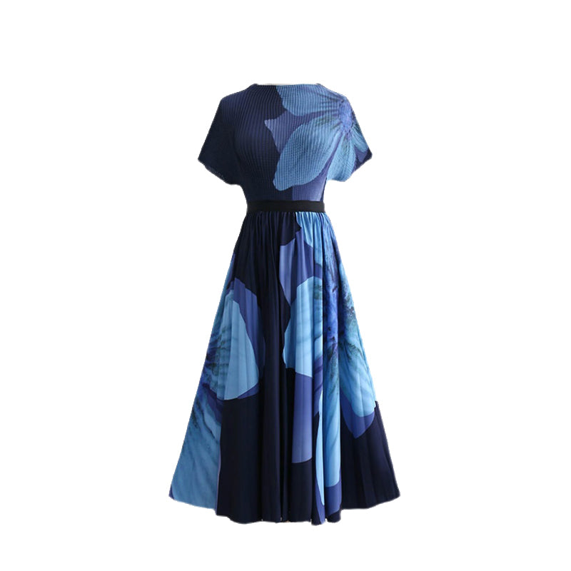 Tingfly Women Fashion Dress Set Stretchy Pullover Tops + Midi Pleated A Line Skirts Lady Summer Casual Streetwear 2 Pcs Sets