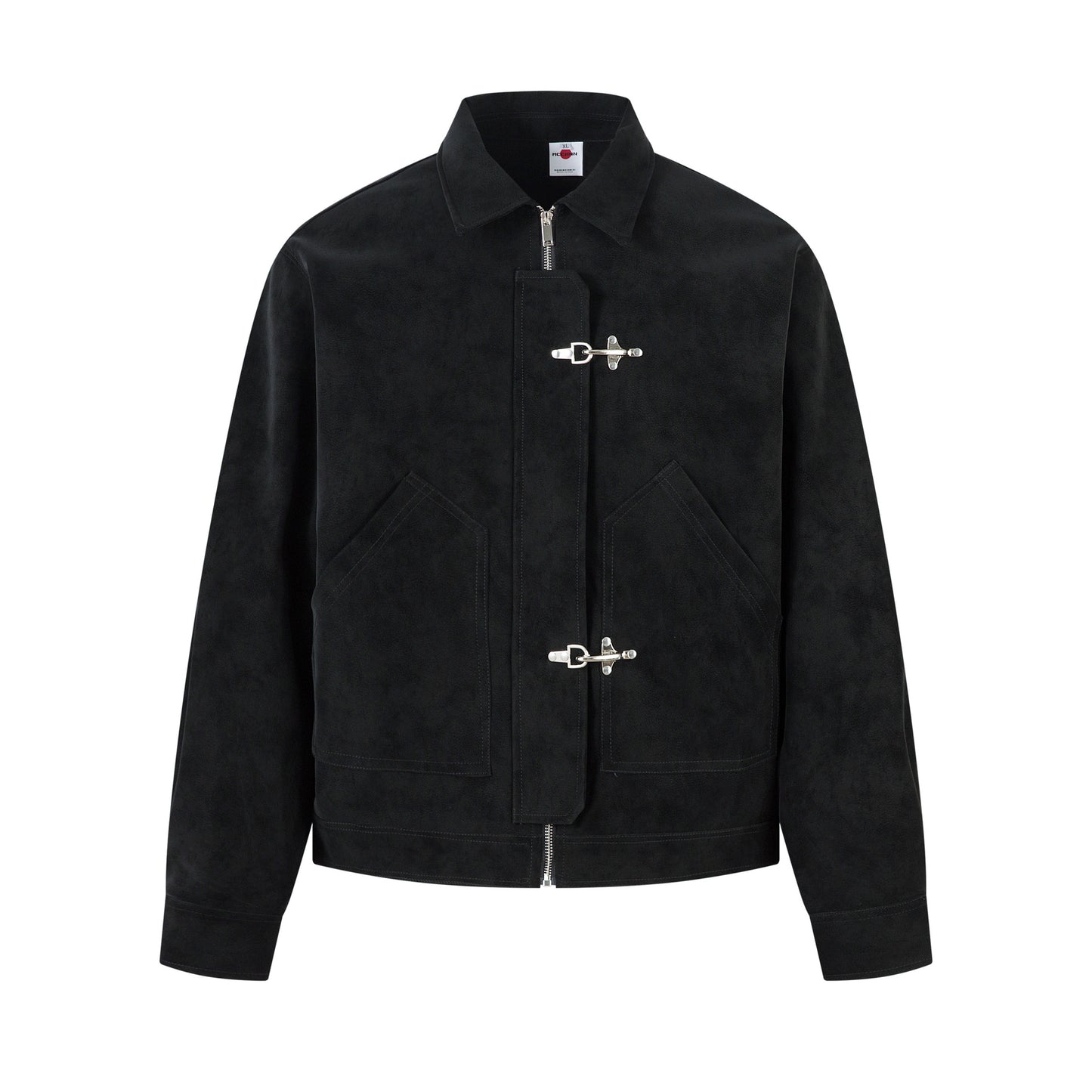 Leather jacket Harrington jacket for men